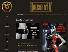 Tablet Screenshot of houseofvclub.com